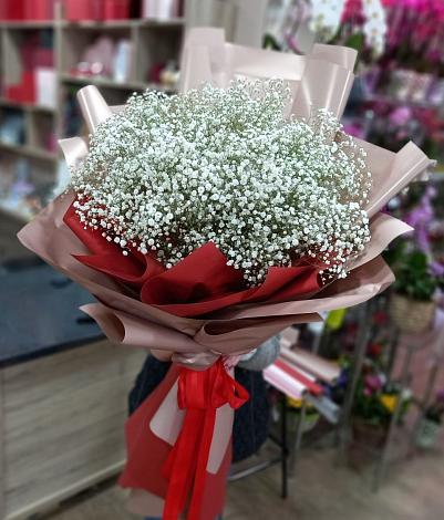 Букет цветов из: Гипсофила в Лаврово