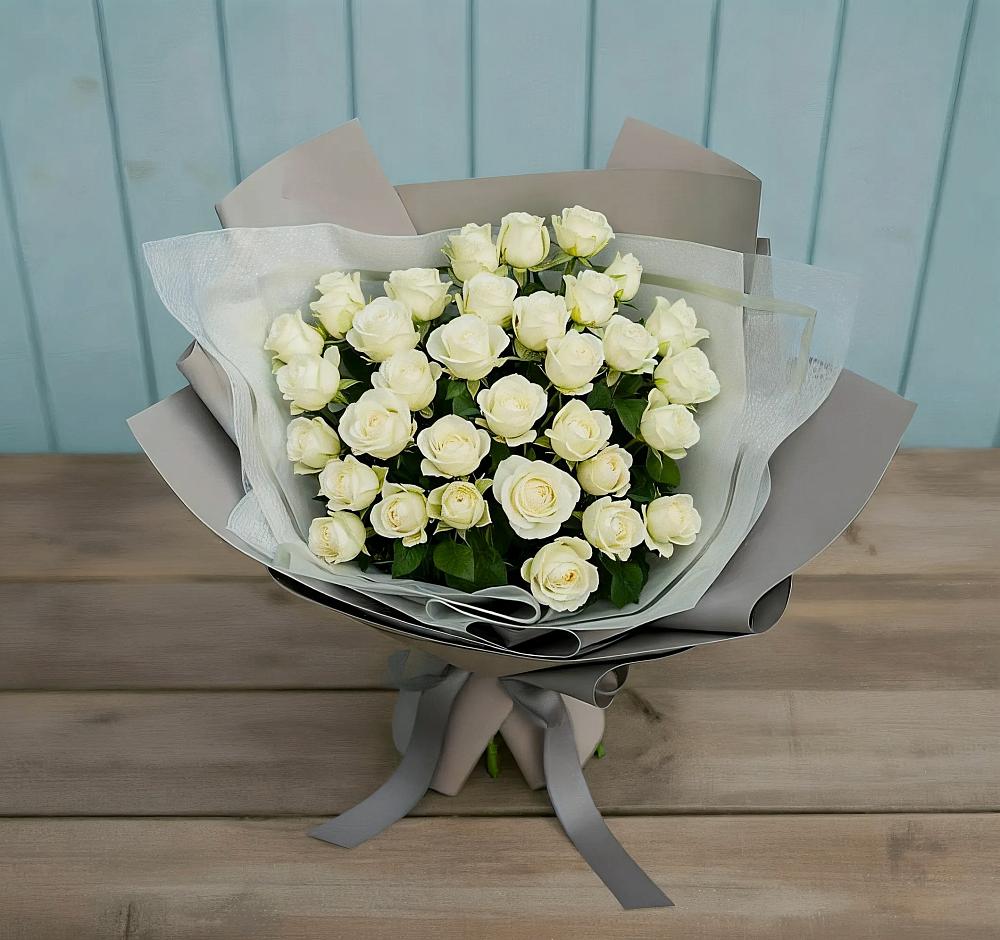 Букет Белоснежная нежность в Лаврово