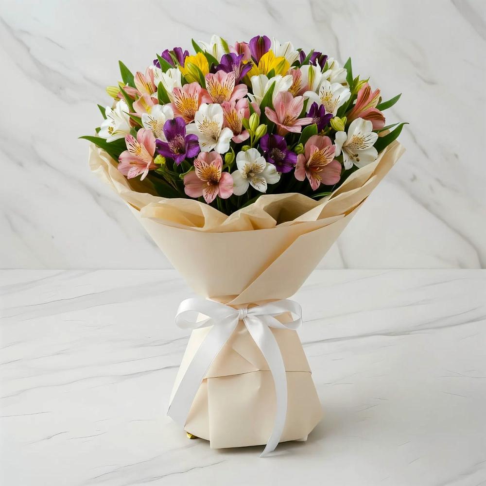 Букет цветов из: Альстромерии в Лаврово