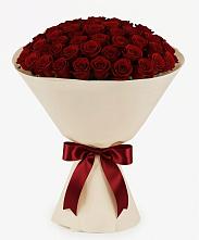 Букет 101 Бордовая роза Блэк Бакарра в Лаврово