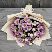 Букет цветов из:  Розы и Хризантемы #REPLACE_PRED# Лаврово