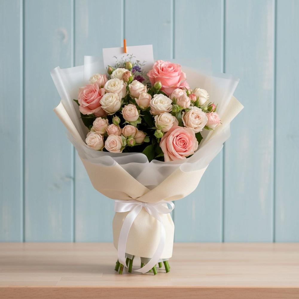 Букет цветов из: Розы в Лаврово