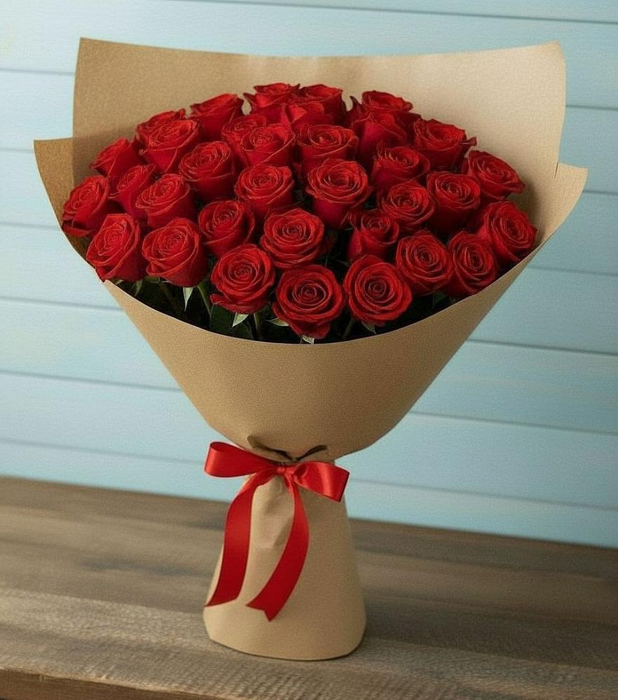 Букет Красные розы Милано в Лаврово