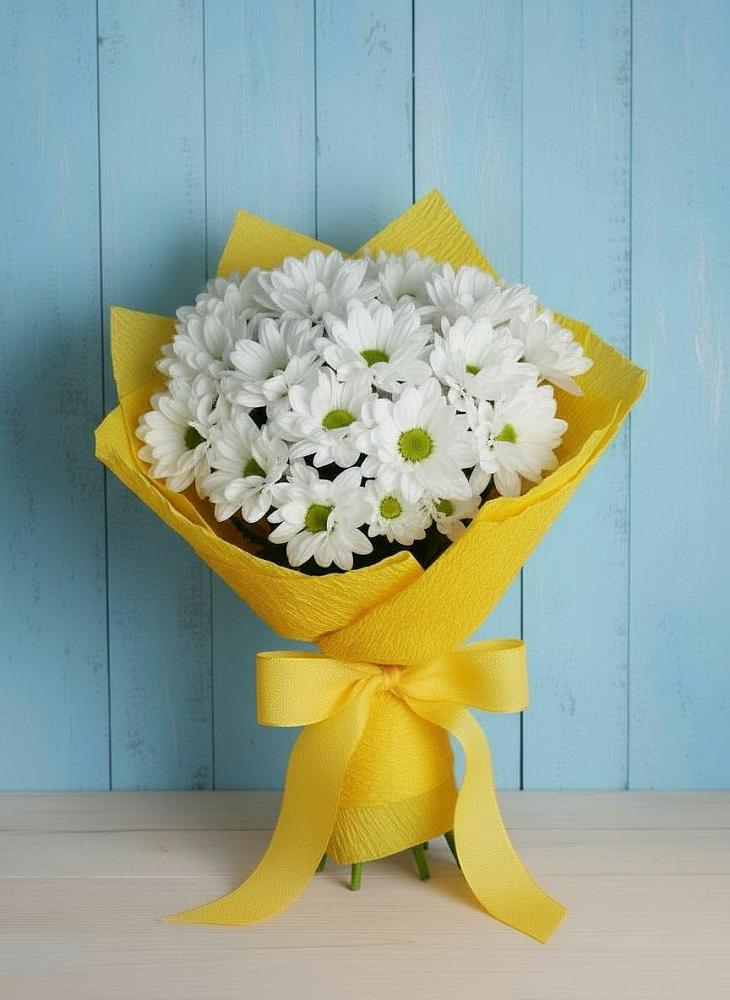 Букет цветов из: Хризантемы в Лаврово