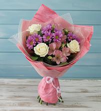Букет цветов из:  Герберы #REPLACE_PRED# Лаврово