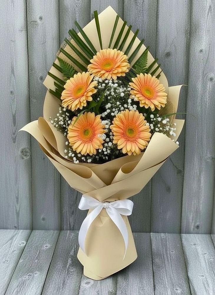 Букет цветов из: Герберы в Лаврово