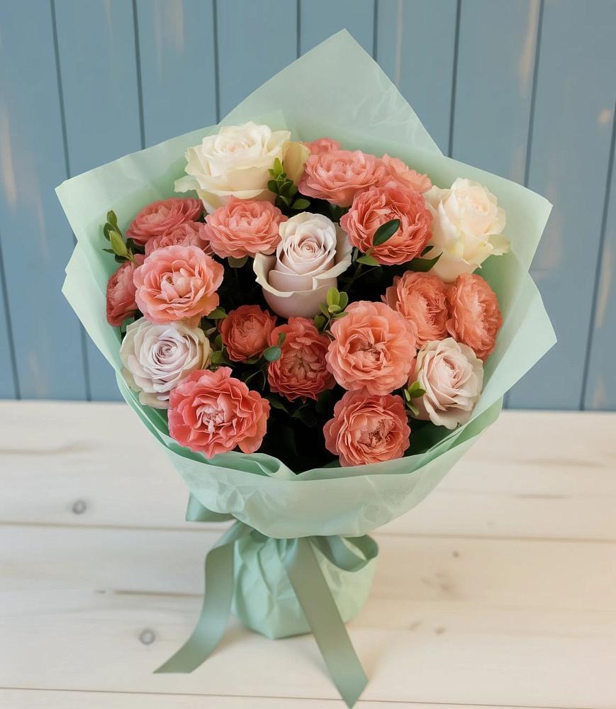 Букет цветов из: Розы в Лаврово