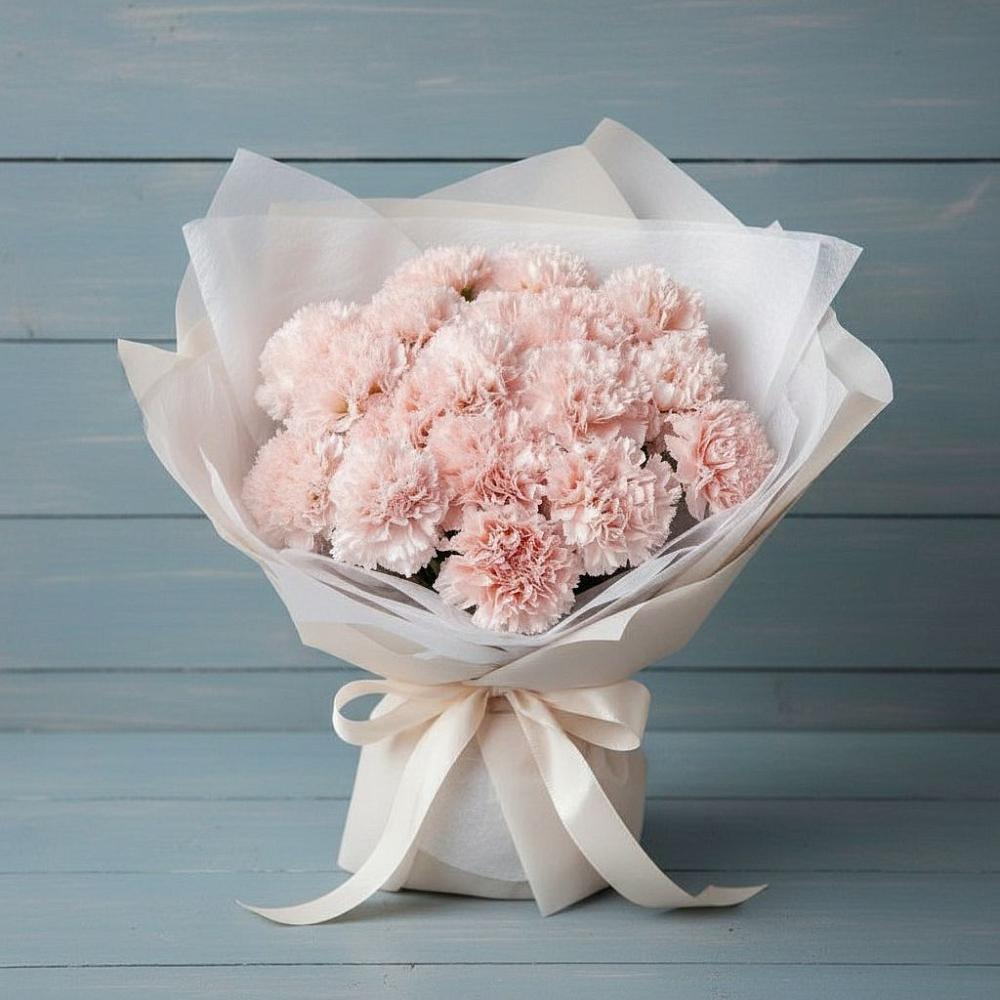 Букет цветов из: Гвоздики в Лаврово