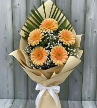 Букет цветов из:  Герберы #REPLACE_PRED# Лаврово