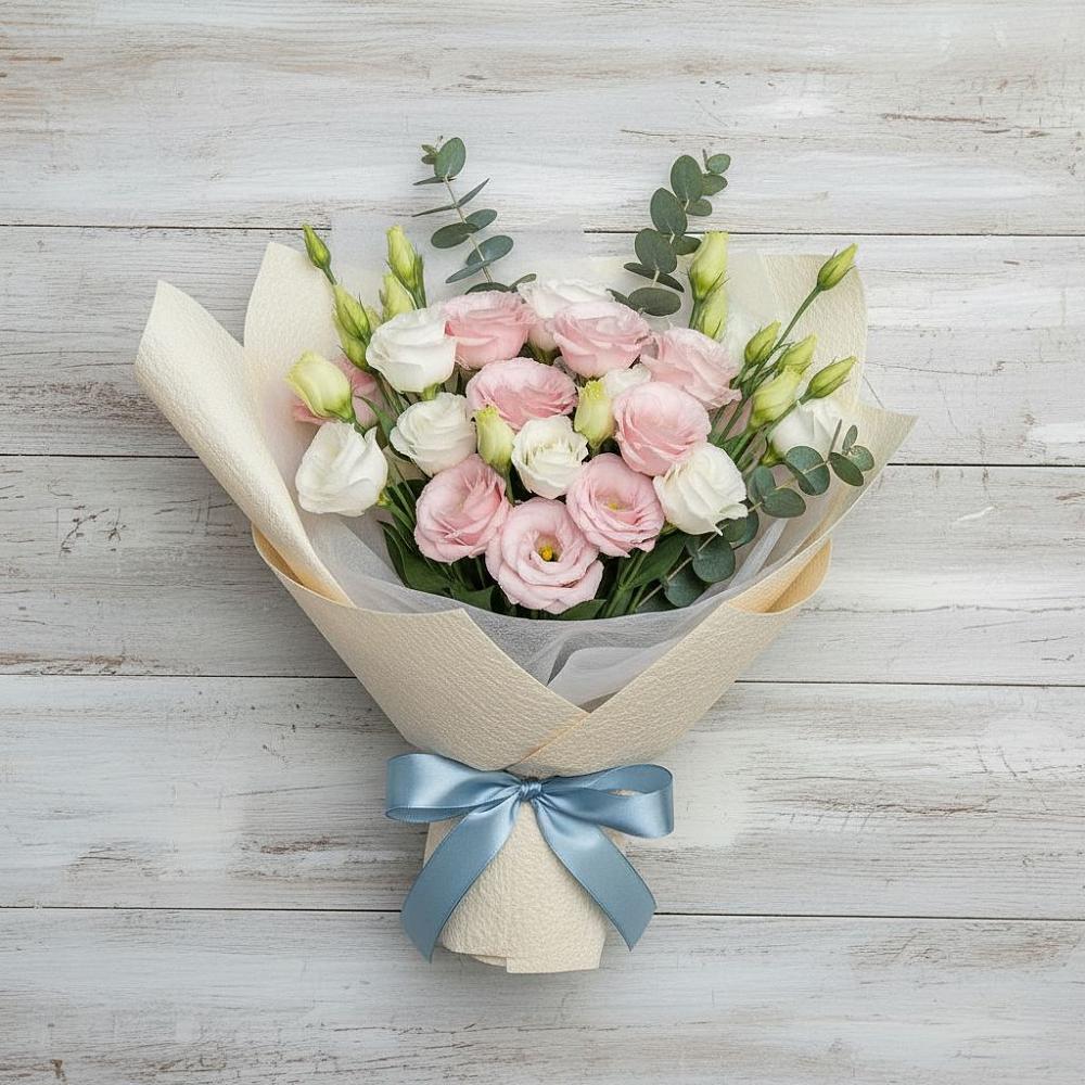 Букет цветов из: Лизиантусы в Лаврово