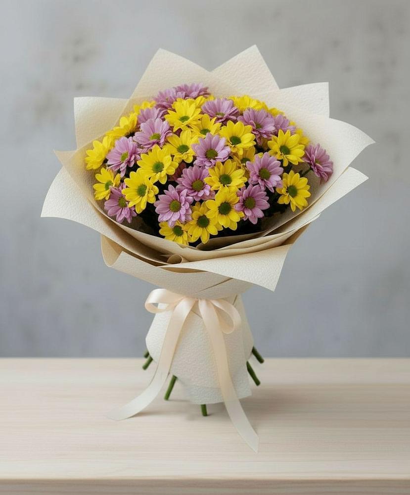 Букет цветов из: Хризантемы в Лаврово